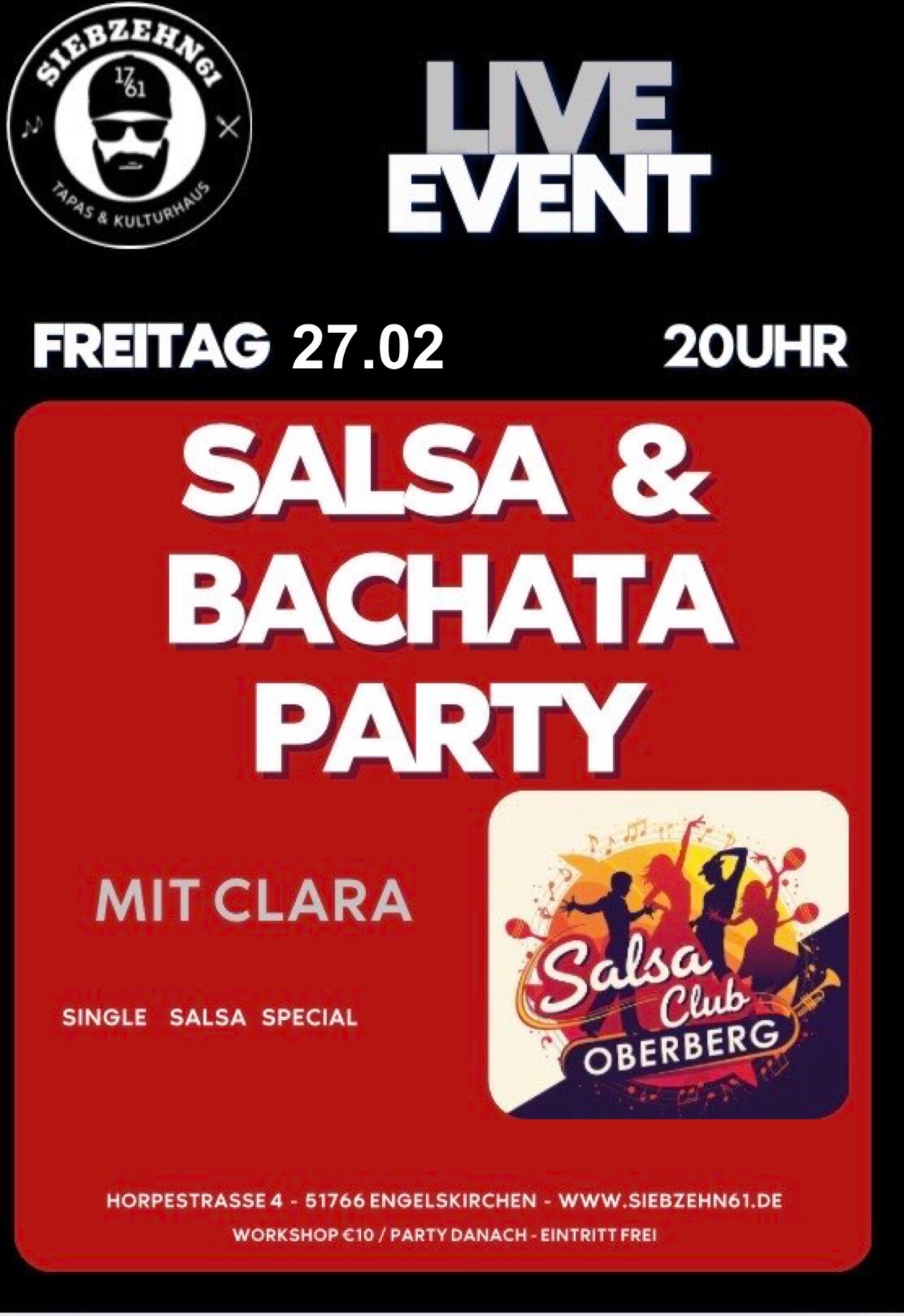Fr. 27.02 Salsa & Bachata Party