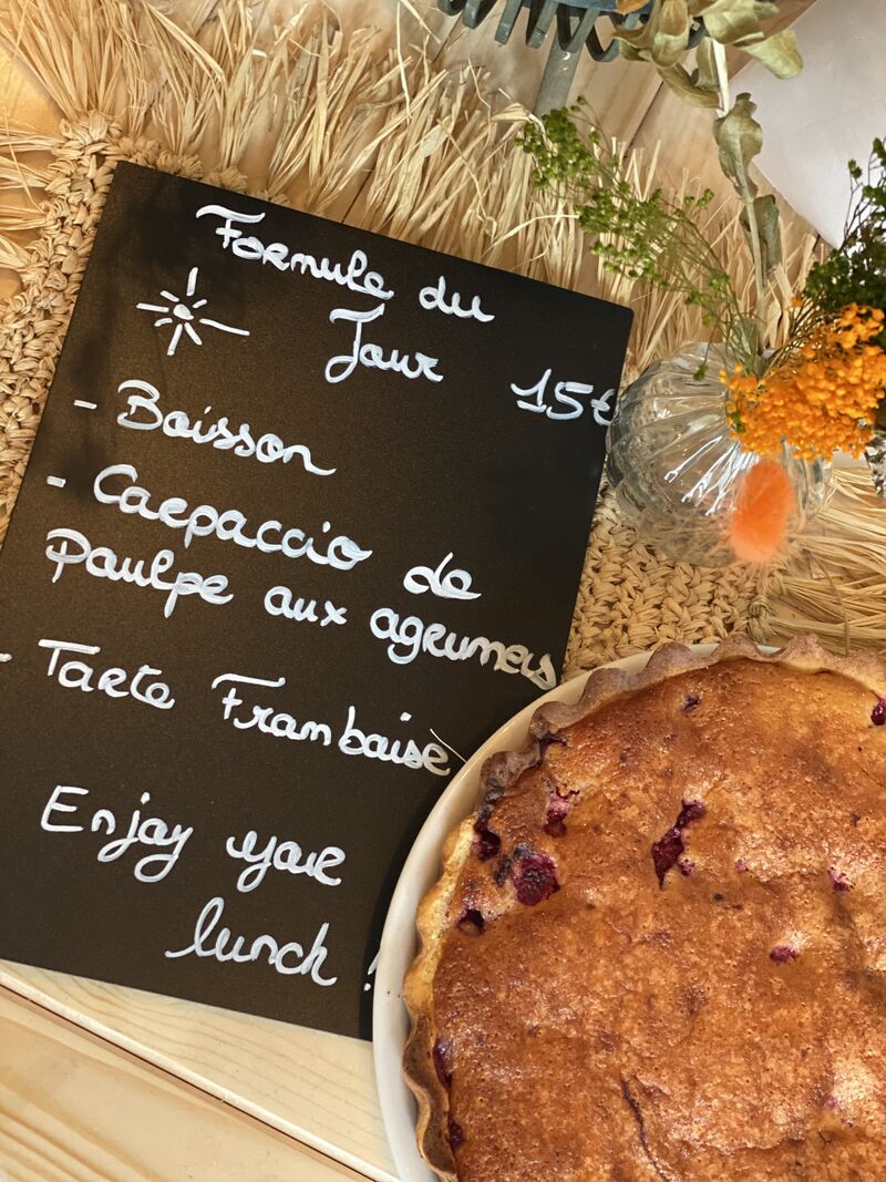 Une de nos formules du jour