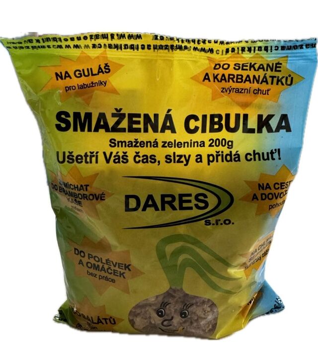 Smažená cibulka / 200g / 72,-Kč