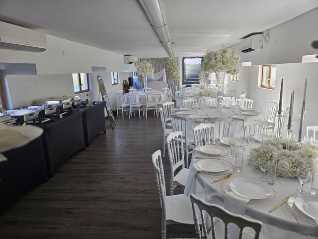 Configuration mariage avec 40 places assises 