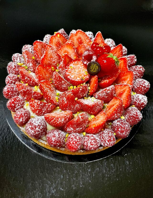 Tarte fruits rouges.