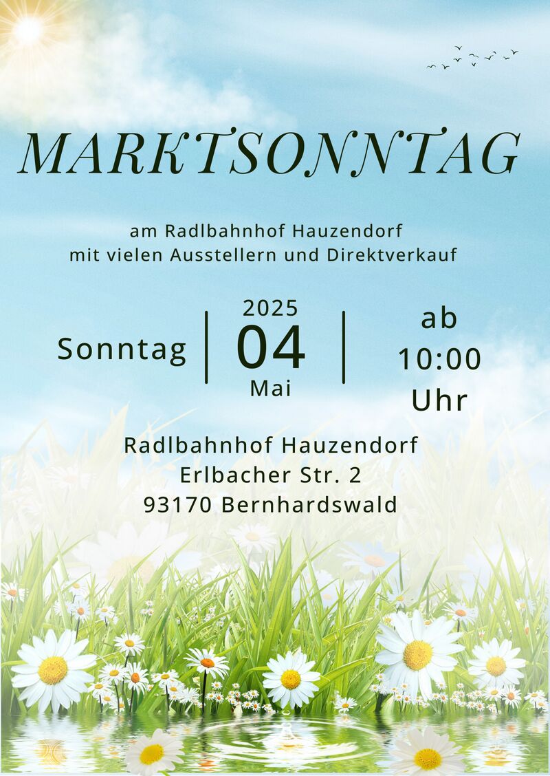 1. Marktsonntag am Radlbahnhof