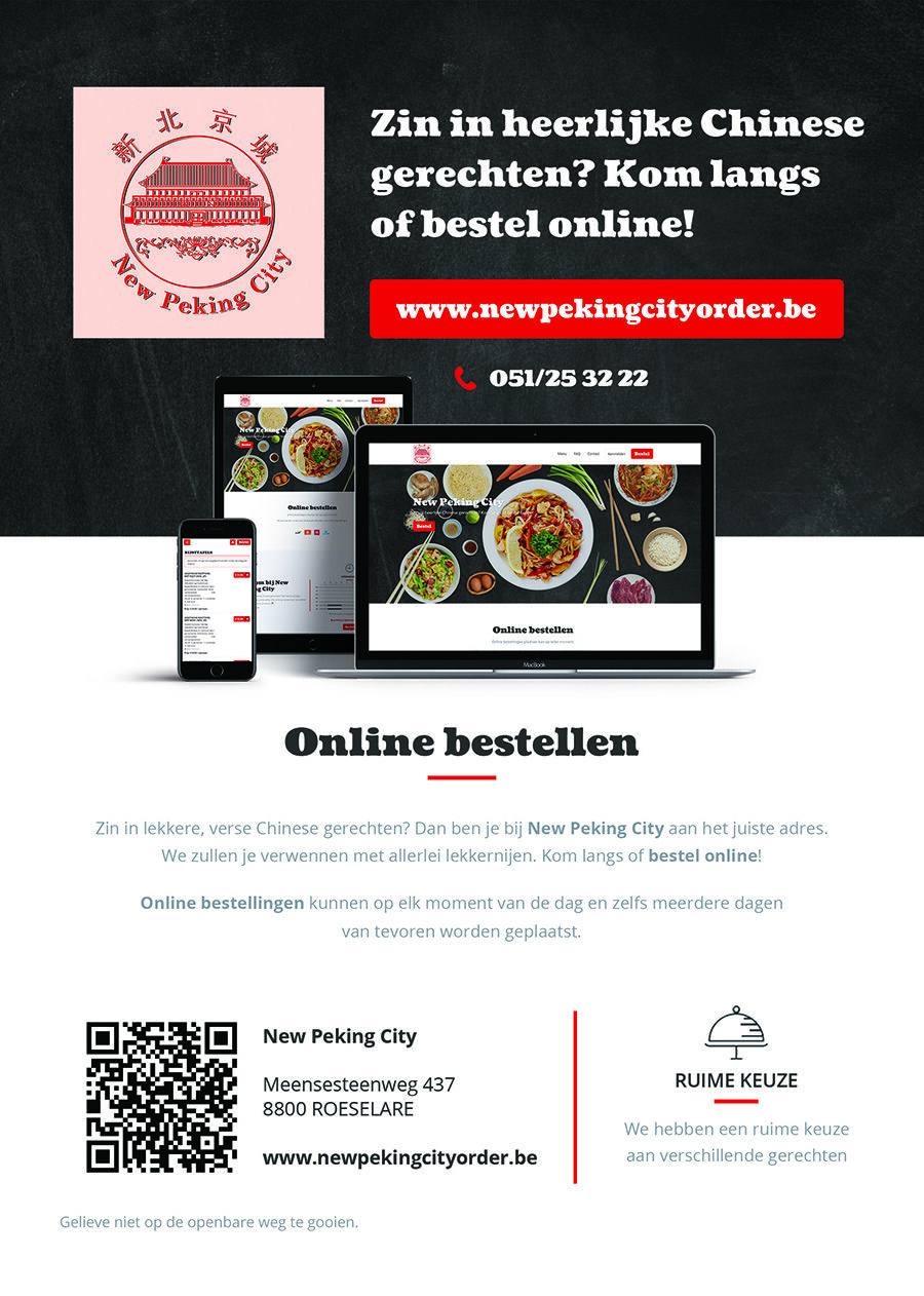 Chinees restaurant Roeselare - New Peking City - online bestellen 