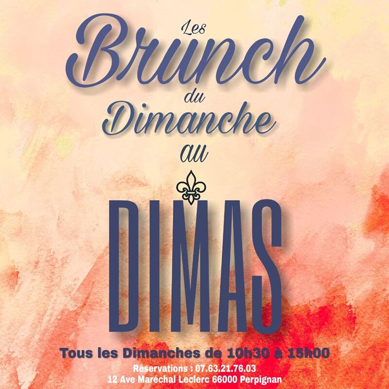 BRUNCH tous les Dimanches 10h30 - 15h00