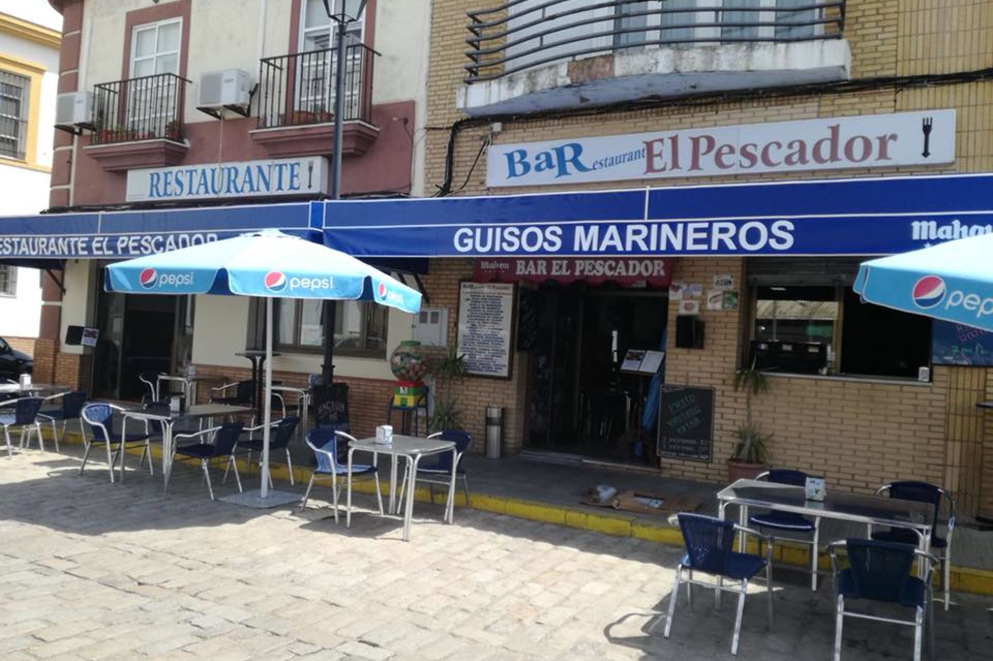 Eetruimte bij Bar Restaurante El Pescador, Isla Cristina