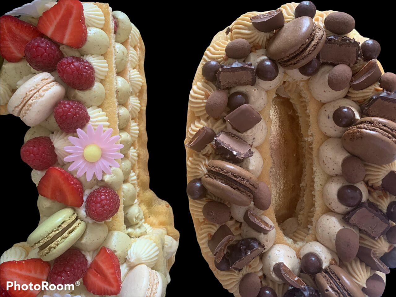 Numbers Cakes
Vanille (gousses)/Pistache (naturelle)
Praliné maison/Caramel beurre salé maison 