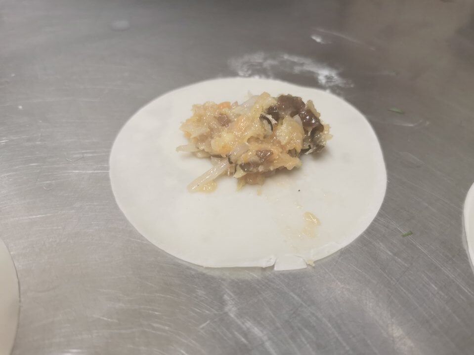 Préparation raviole maison