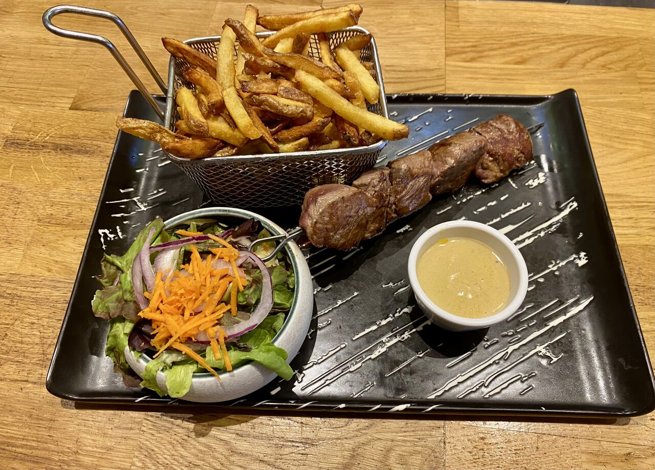 Brochette de bœuf 