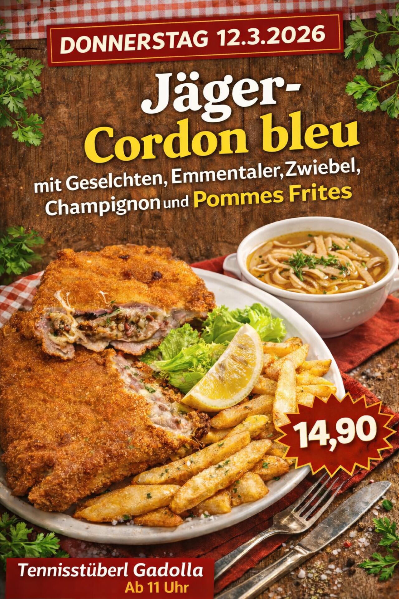 Cordon Bleu Tag 12.3.2026