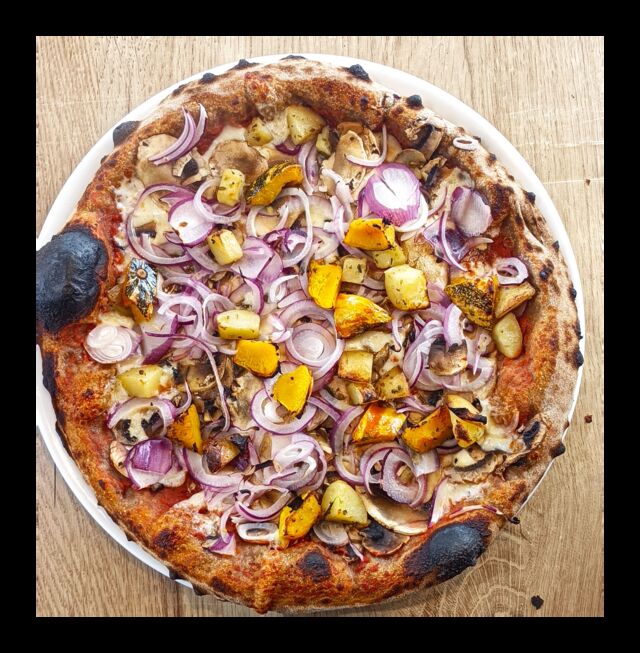Pizza Vegetariano - version automne hiver