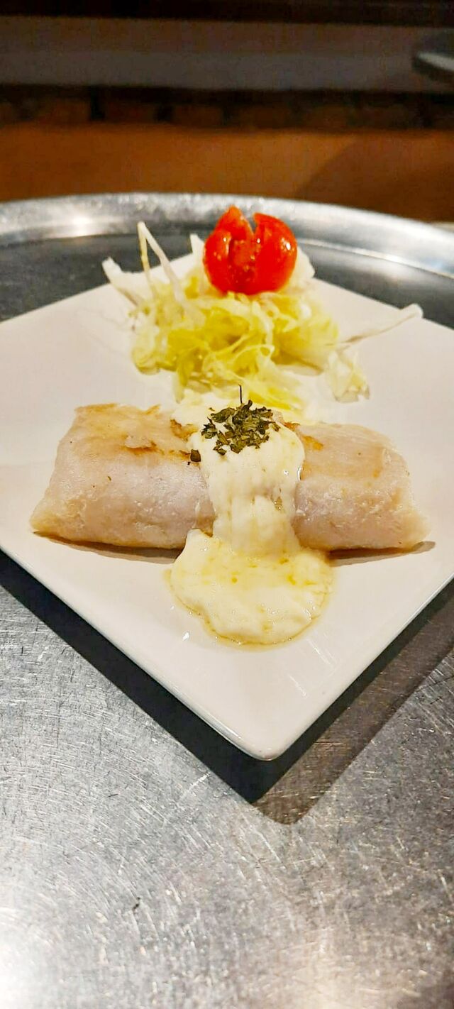 Tronquito de Merluza con Alioli de Ajiverde