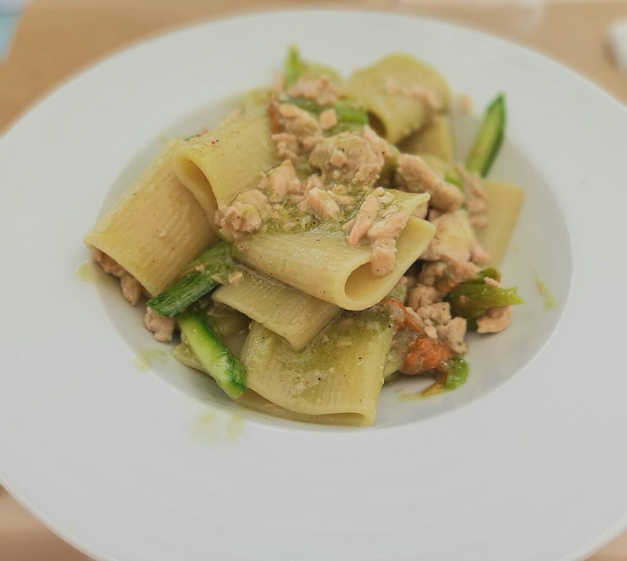 Pacchierei Ricciola e zucchine