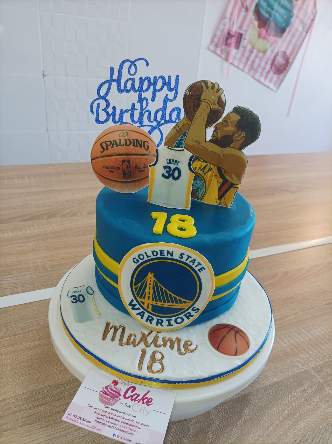 Gateau thème Basket Ball