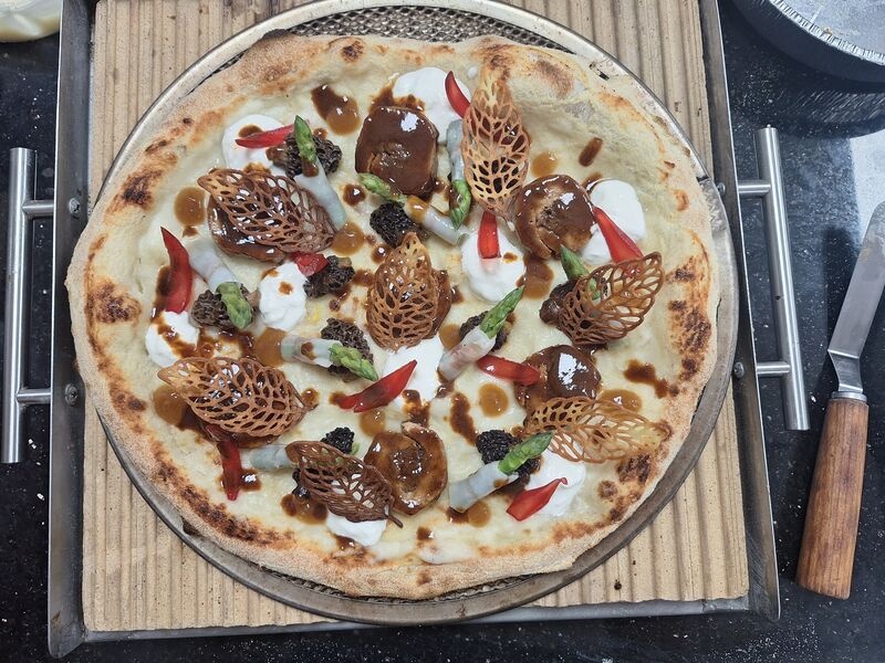 Stage cuisine sur pizza