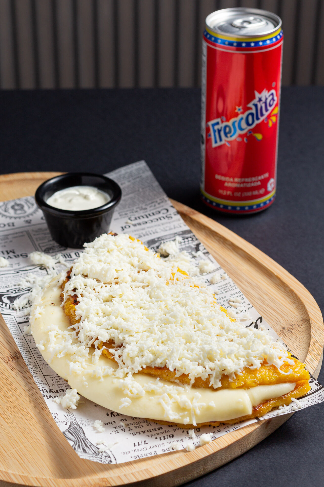 Cachapa con Queso y Nata