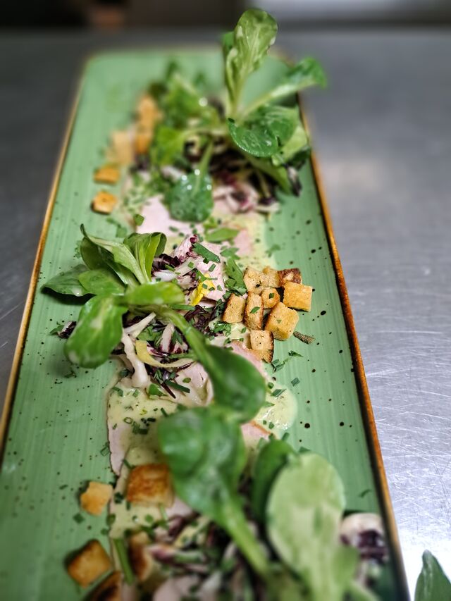 gesottenes Kalbfleisch