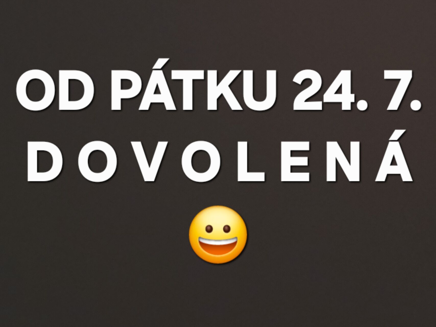 Dovolená 2026