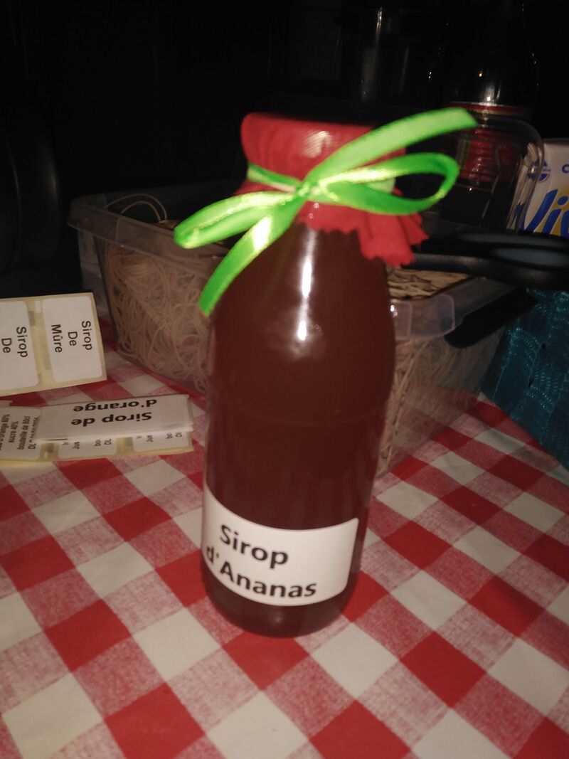 Sirop d'ananas 4.50€
