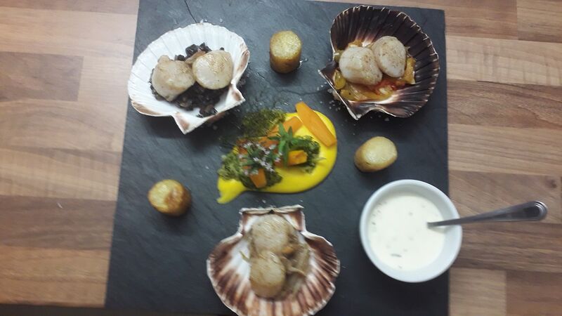 Ardoise de St Jacques !