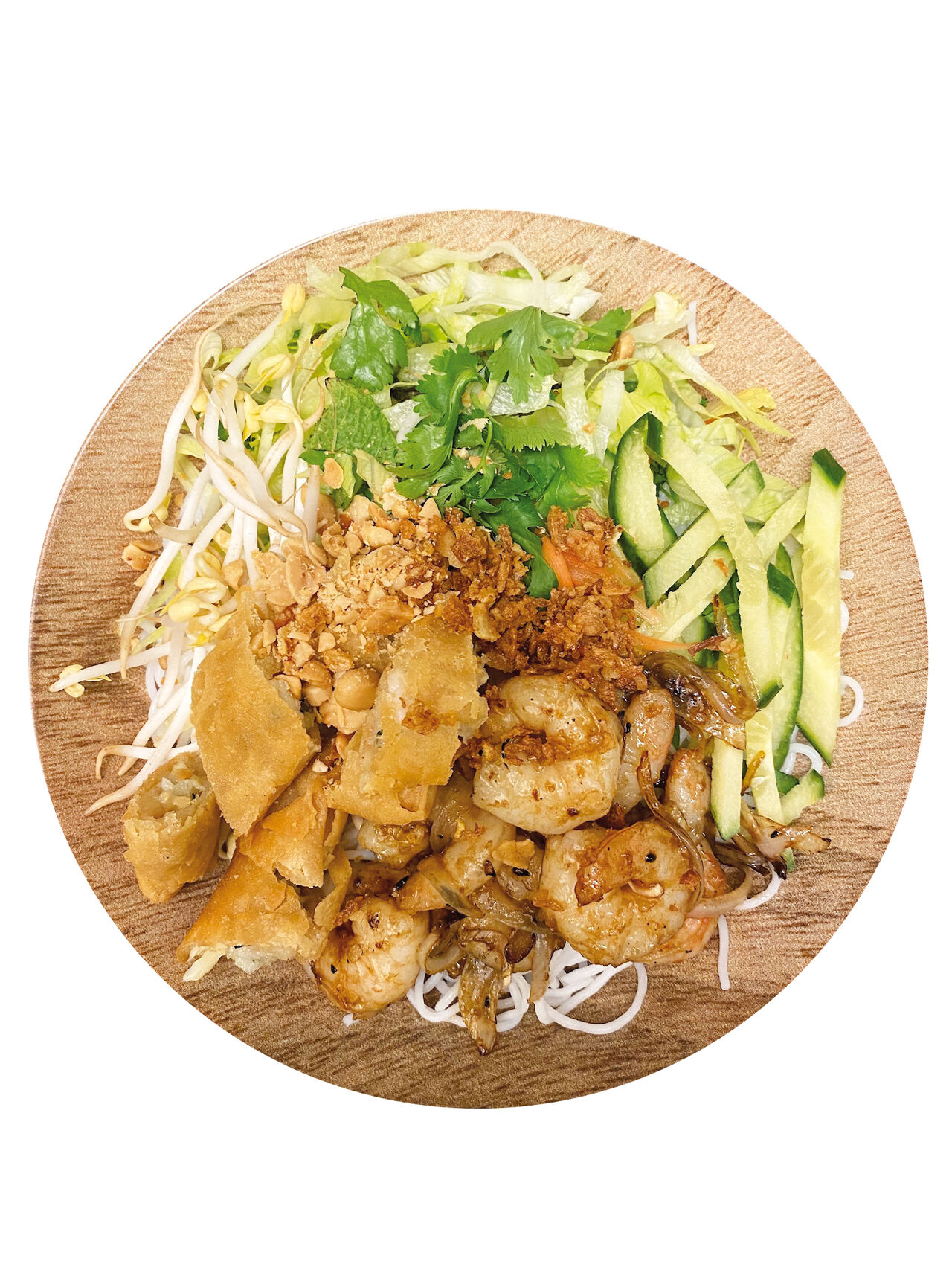 Bobun aux crevettes nem crevettes 