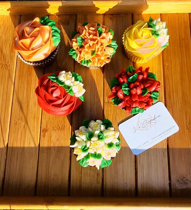 Un bouquet de cupcakes