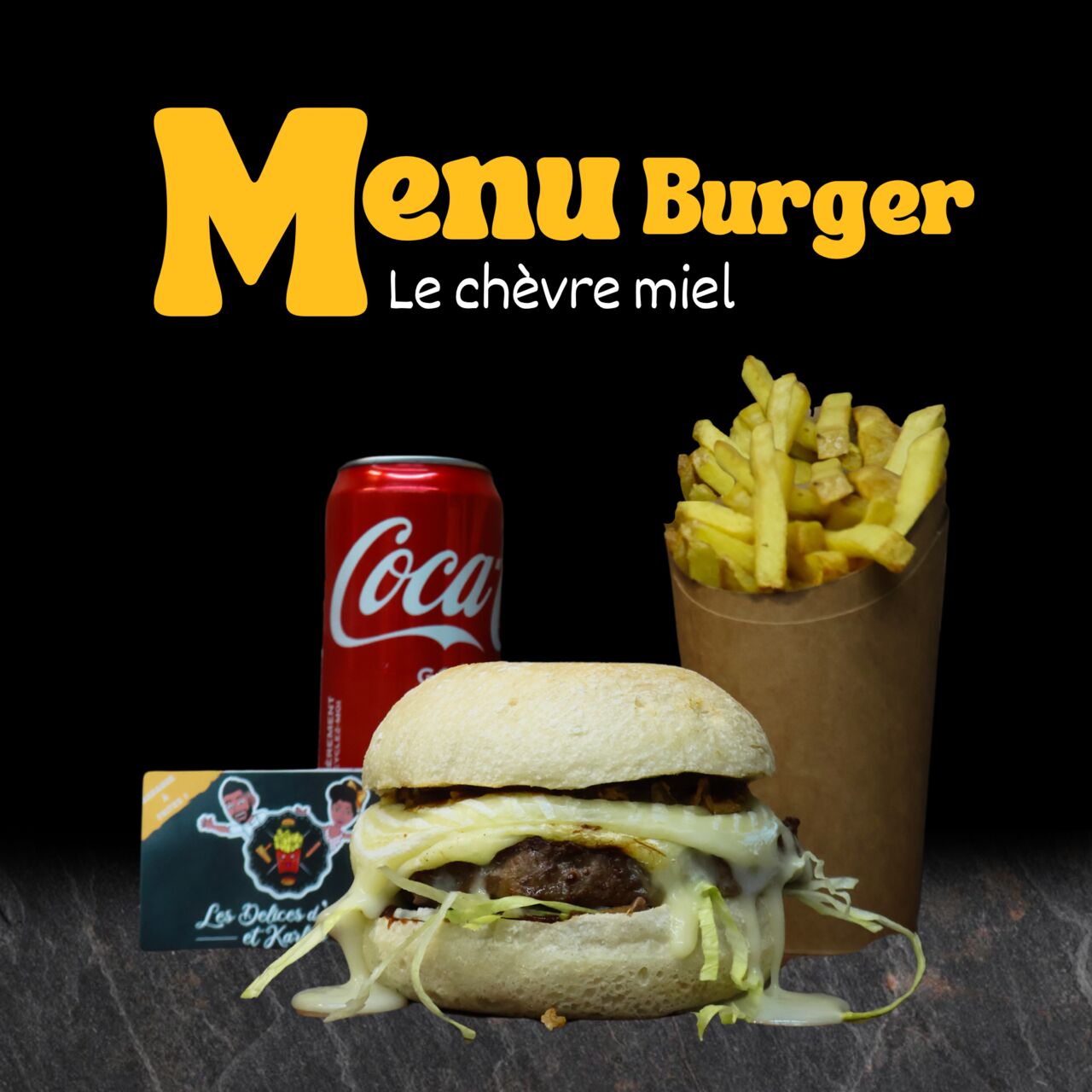 Burger Chèvre Miel
