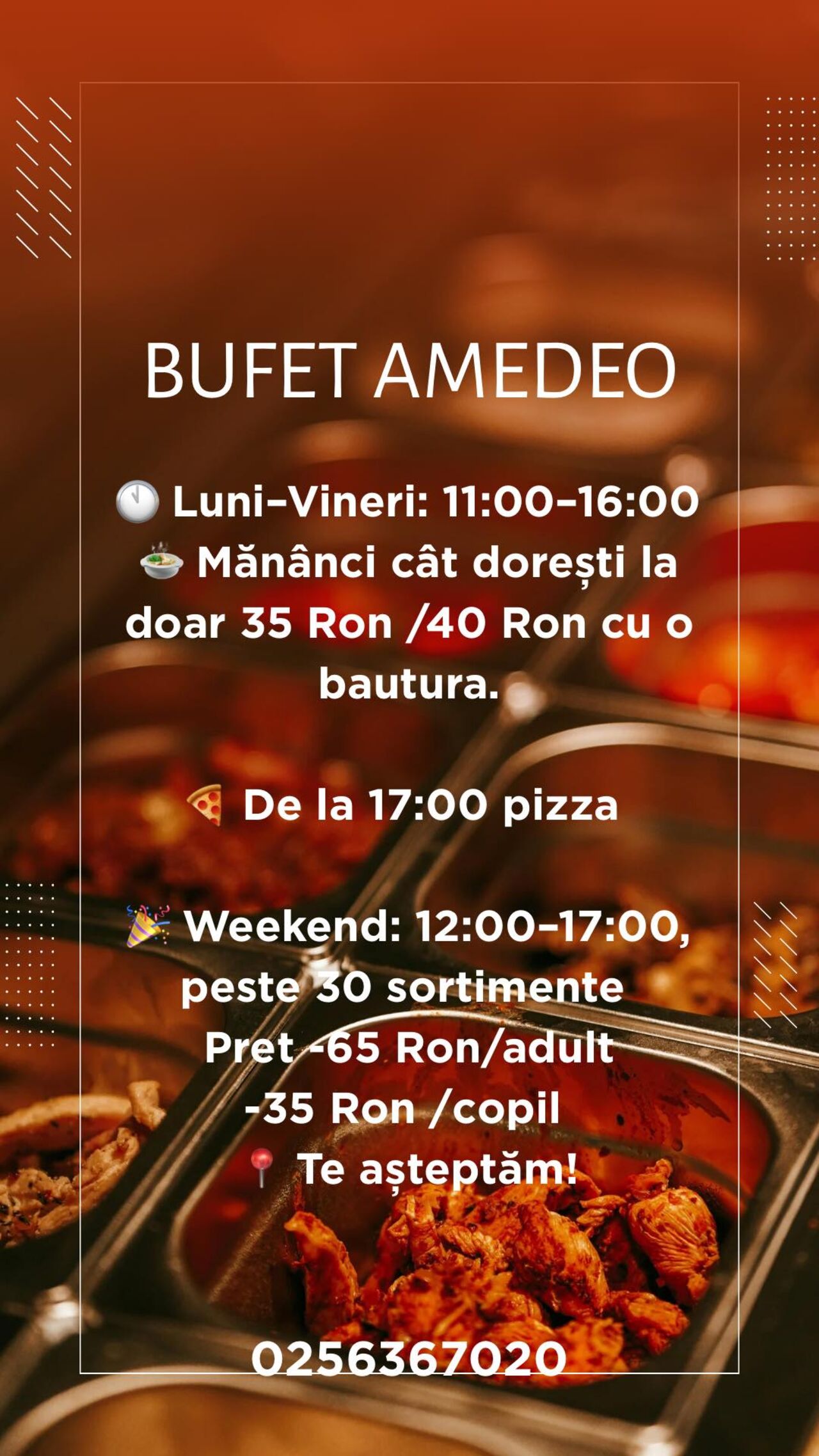 🍴 Vă reamintim! 🍴