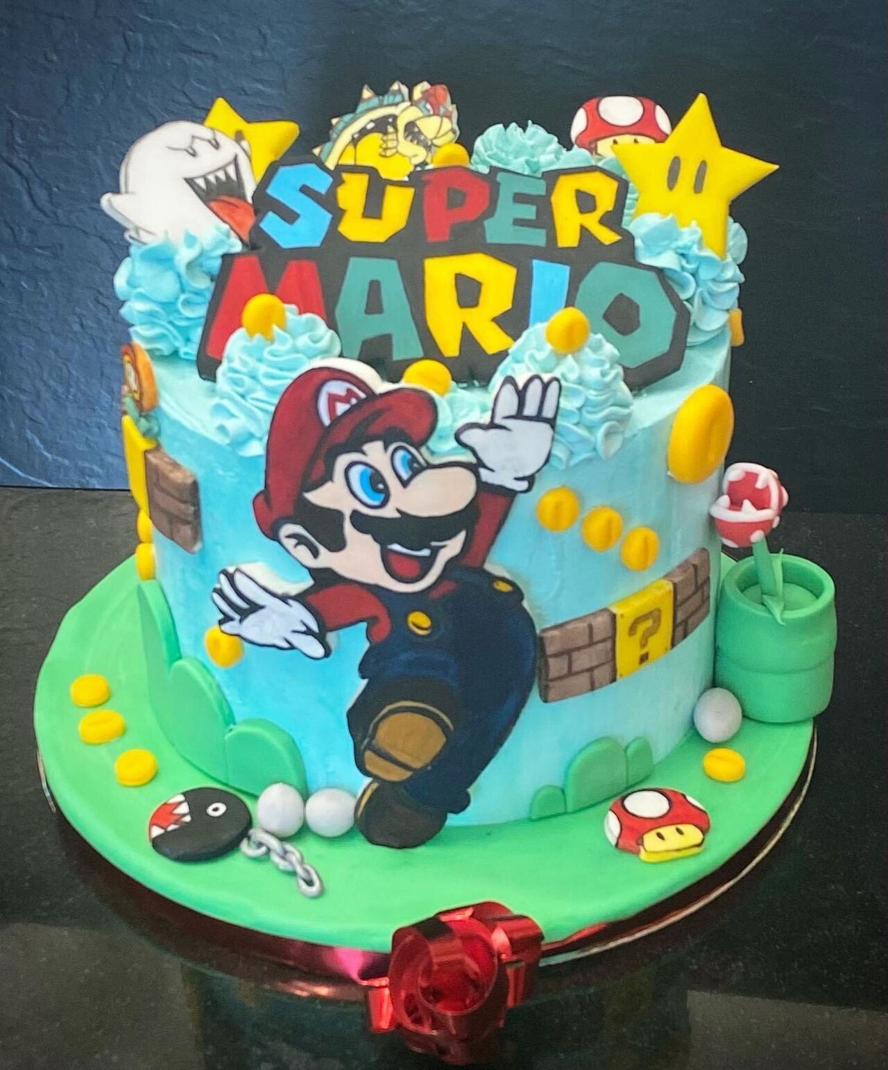 Gâteau Super Mario