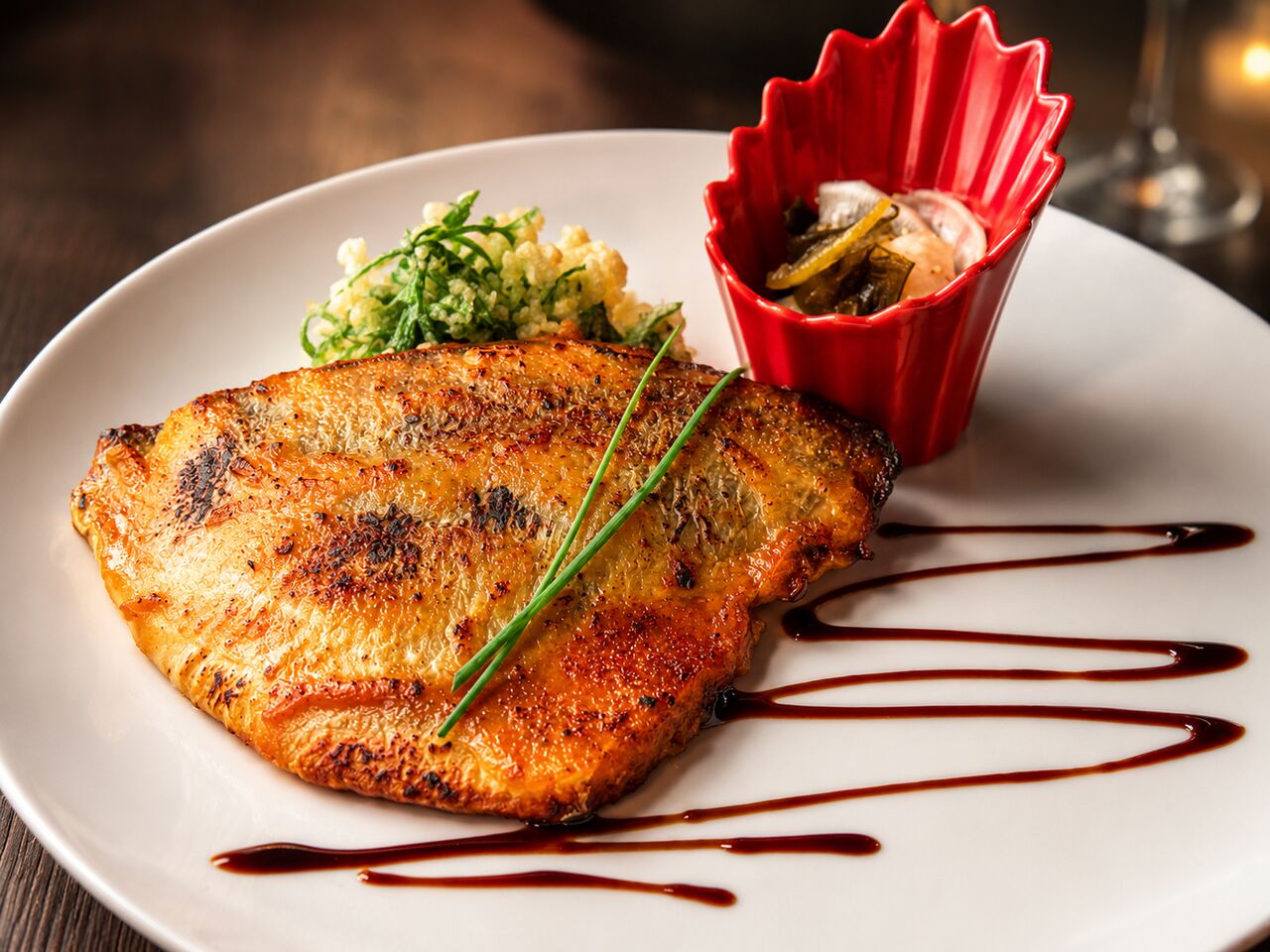 Daurade royale « Saikyo-yaki » 