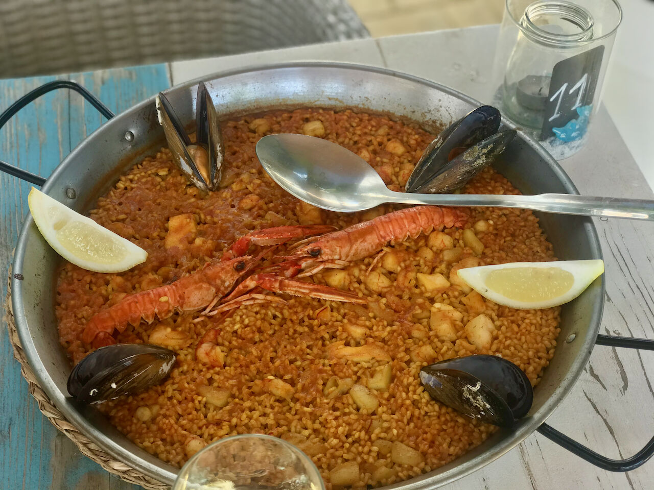 Paella mariscos