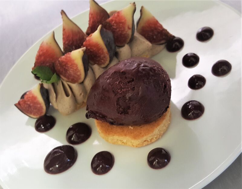 Sablé breton figues myrtilles