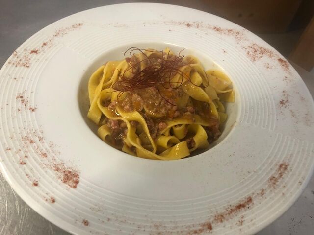 Tagliatelle al ragù di capriolo