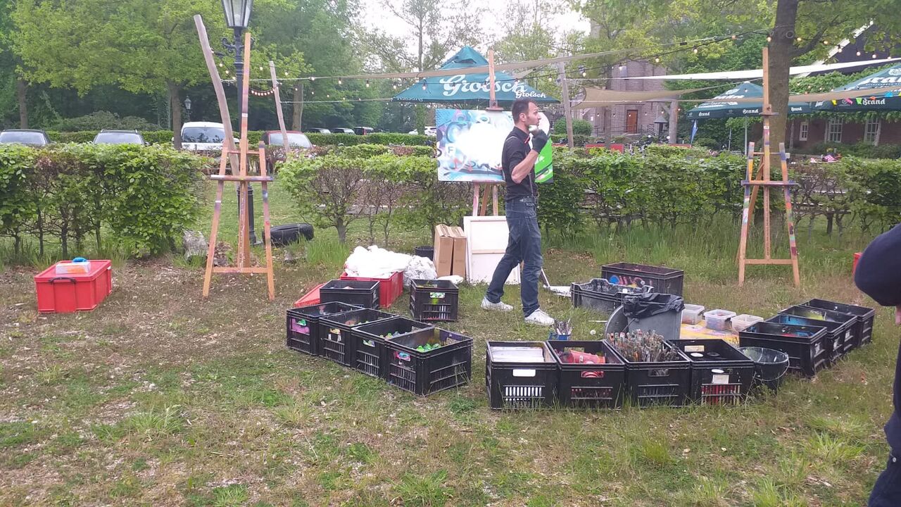 Schilderkunst op het doek