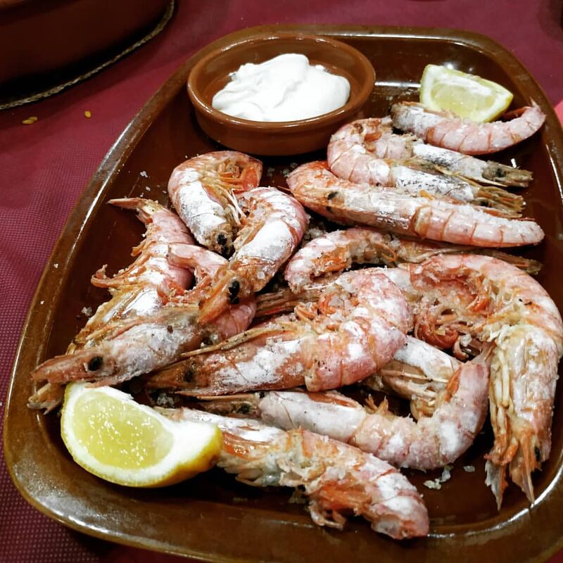 Gambón a la plancha. 