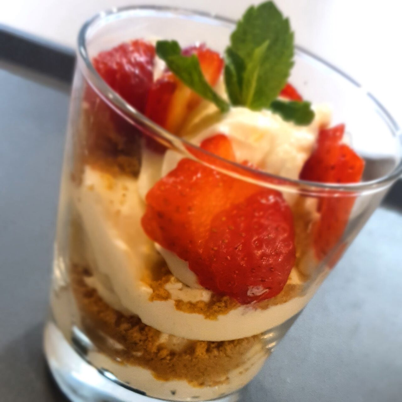 Cheesecakde fresas.