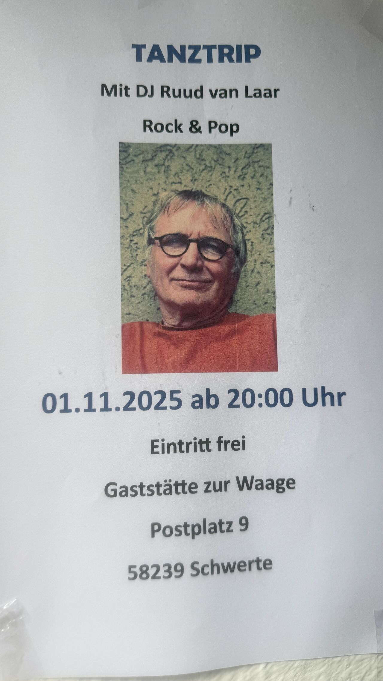 DJ Ruud van Laar am 01.11.2025