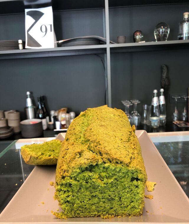 yumm spinach pound cake