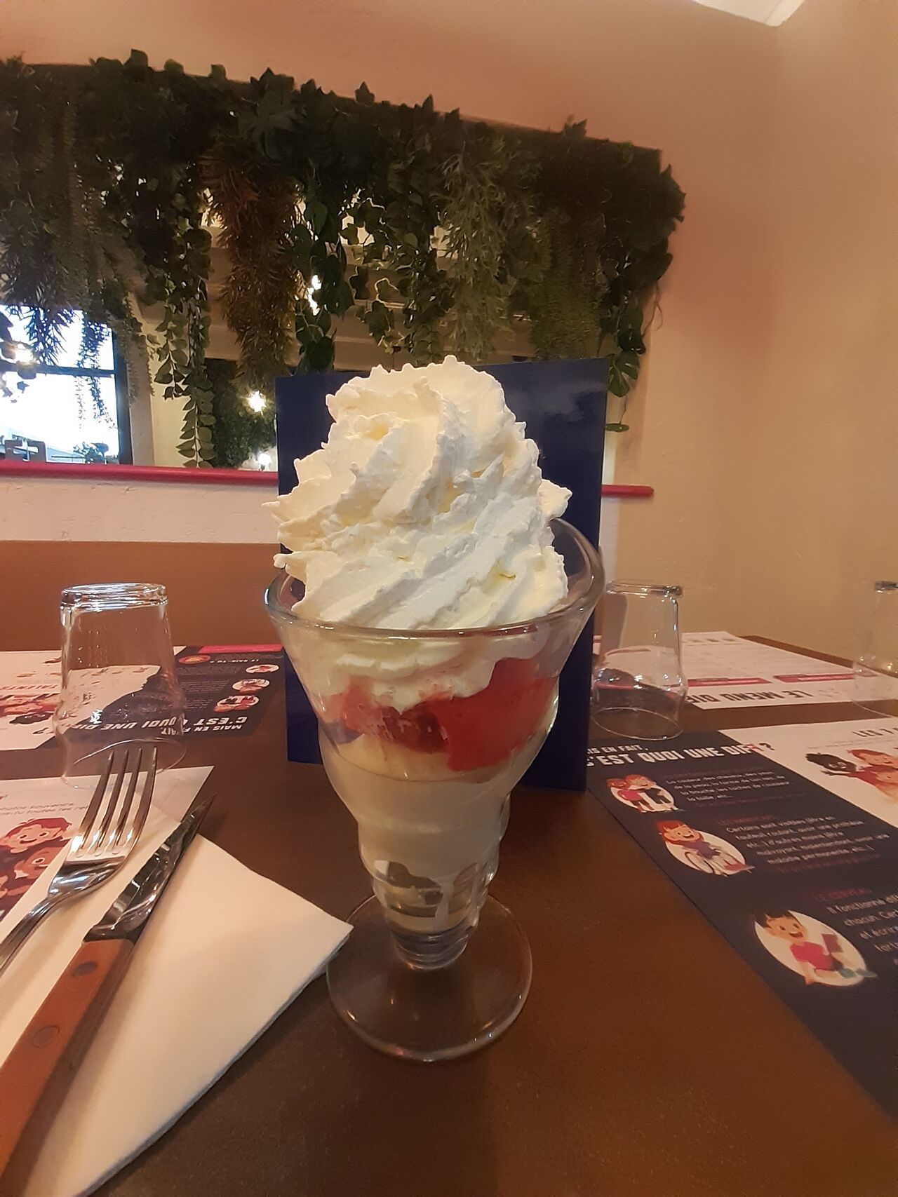 Coupe 3 Boules de Glace et Chantilly Maison