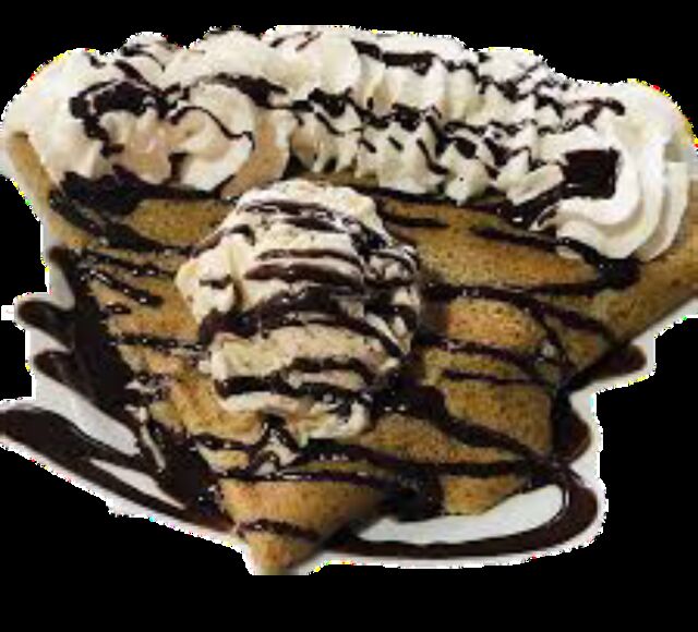Crêpe chantilly nappage chocolat