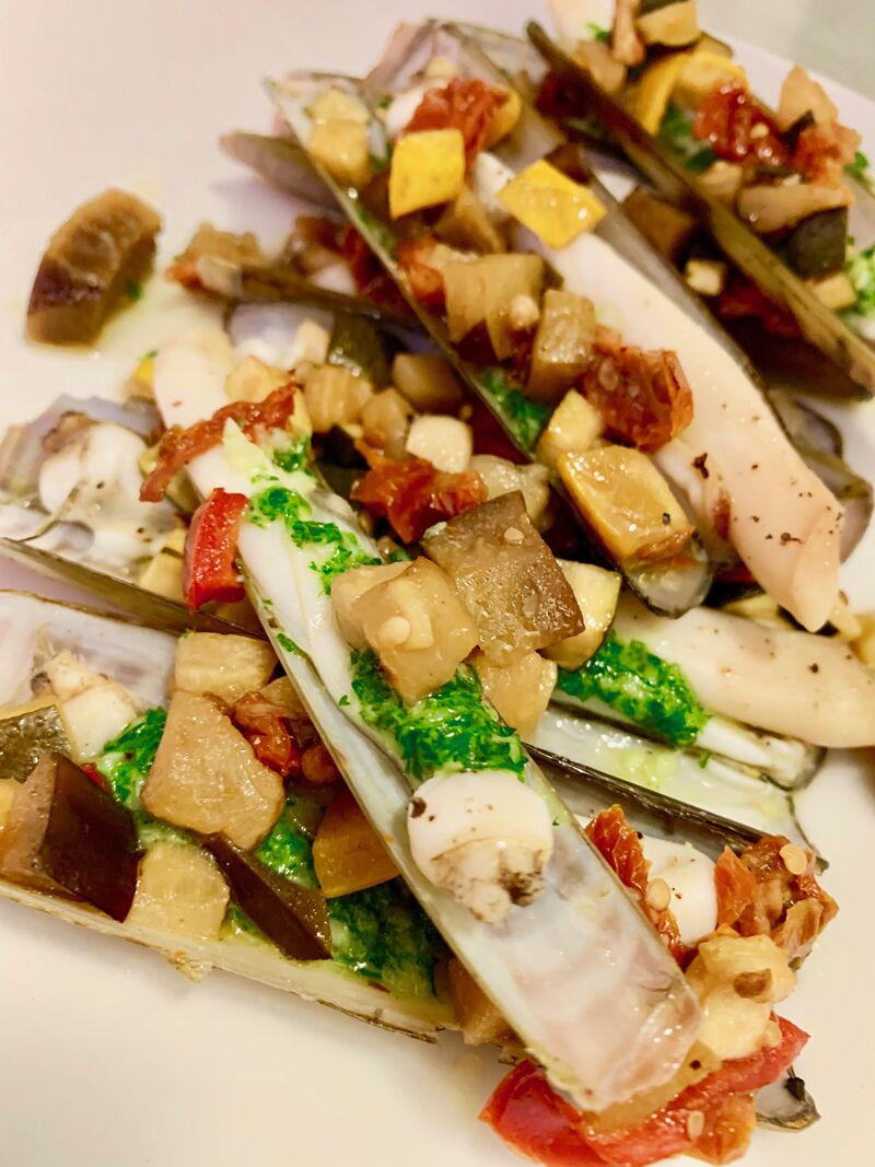 Couteaux en persillade