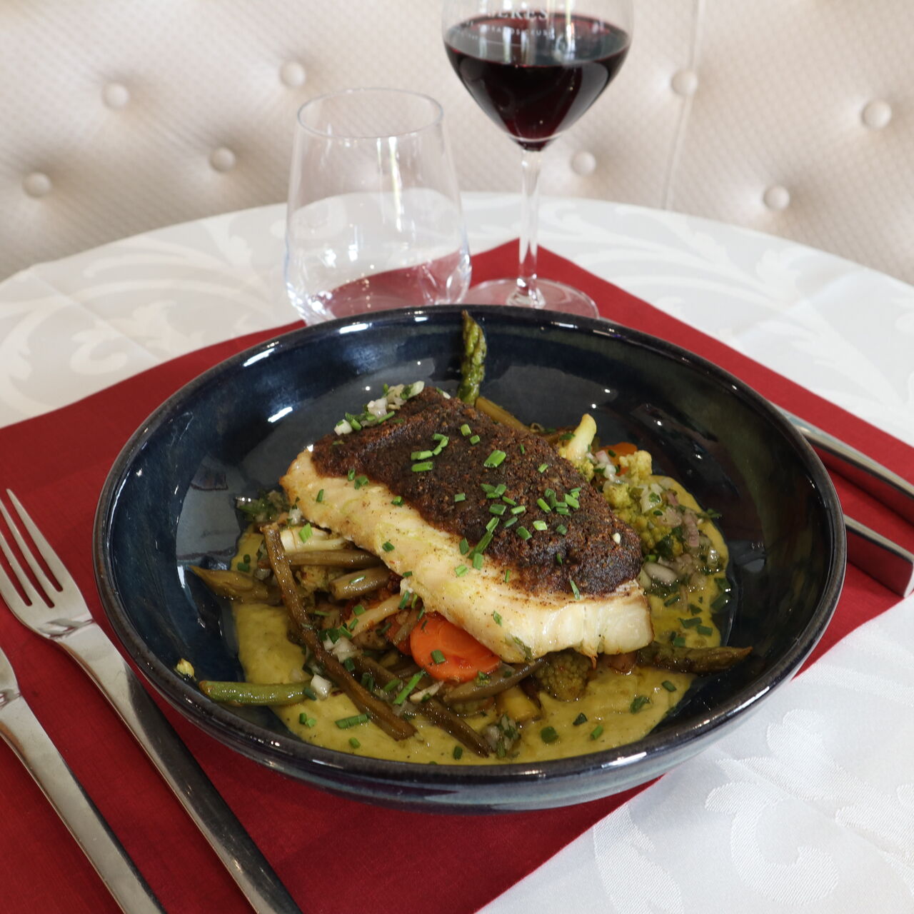 Dos de cabillaud en croute