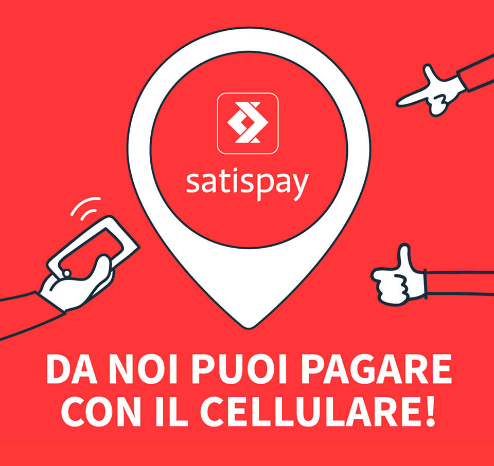 ATTIVO IL SISTEMA DI PAGAMENTO CON SATISPAY !!!