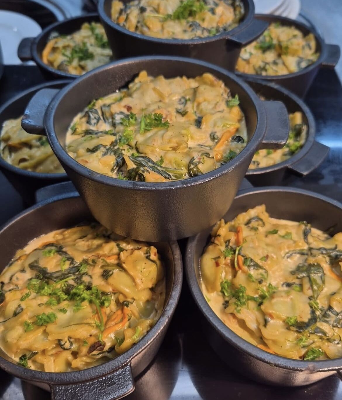 Ravioles au fromage et aux légumes