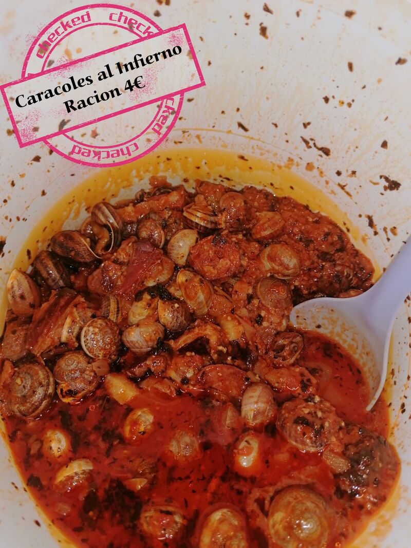 Tapa Caracoles al infierno