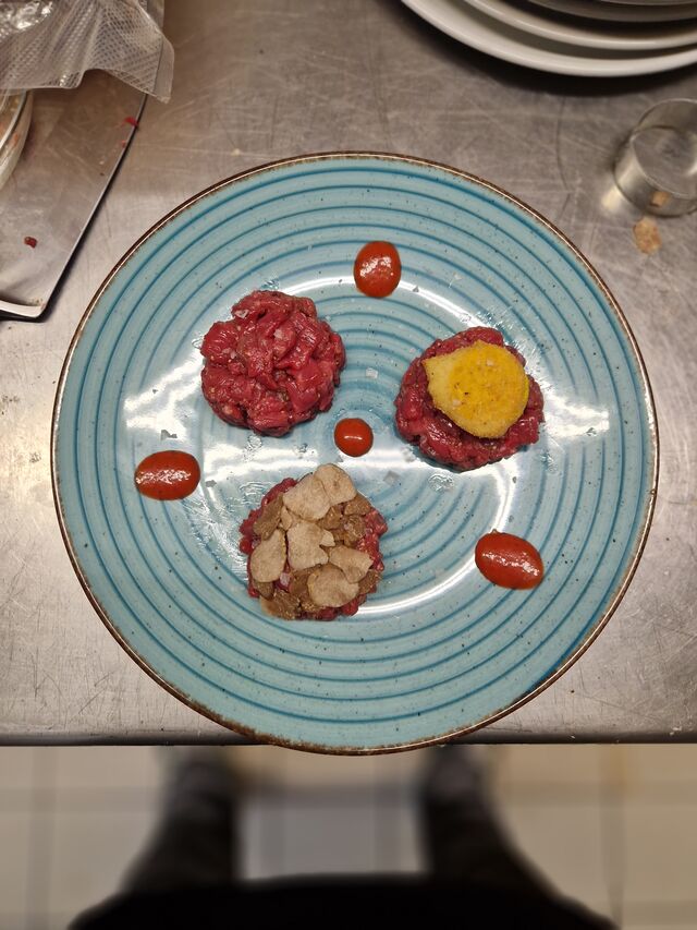 TRIS DI BATTUTE DI MANZO