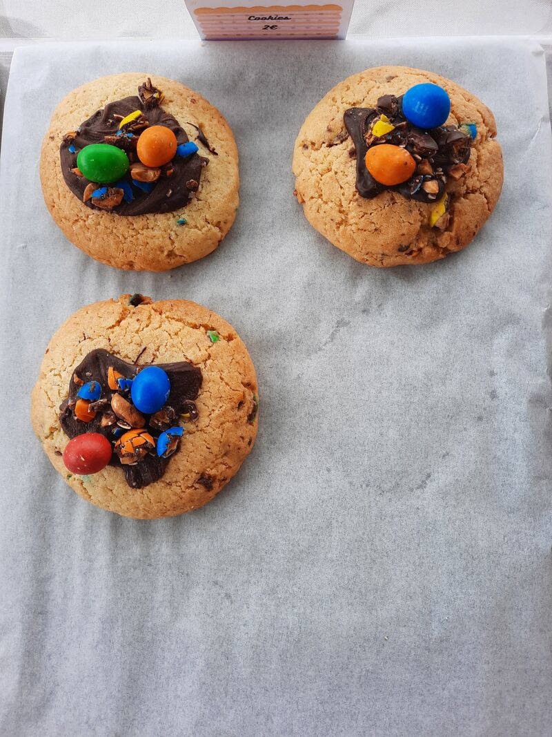 Cookies m&m's 