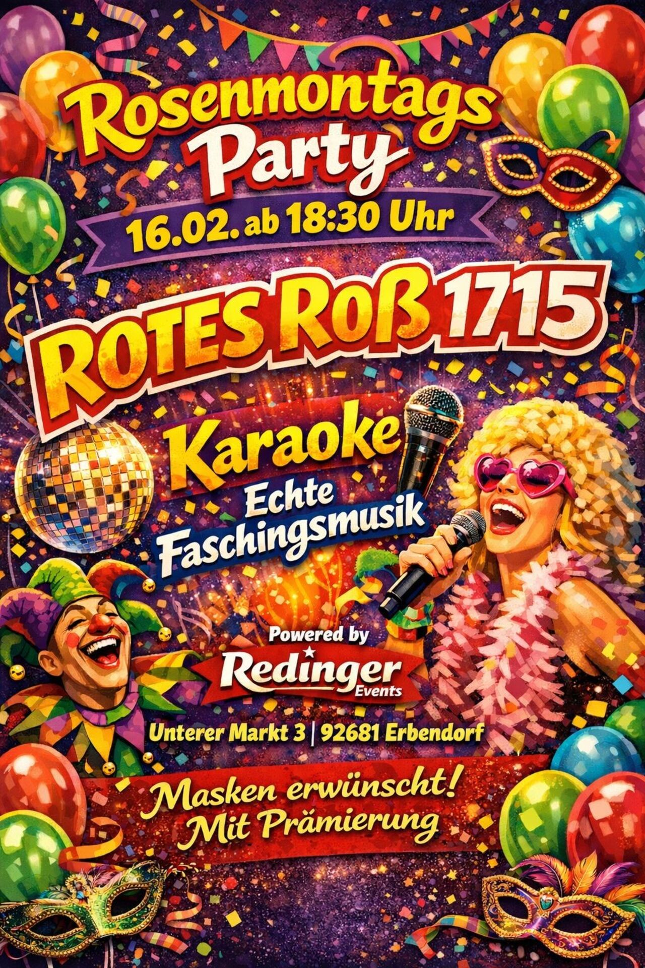 Yipee......Rosenmontags Party