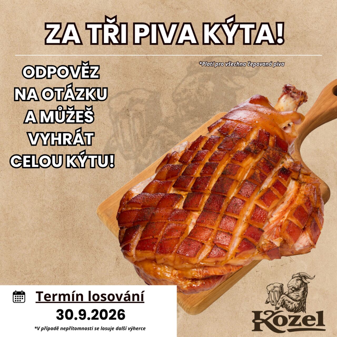 🍖 KÝTA JE OPĚT TADY! 🍺