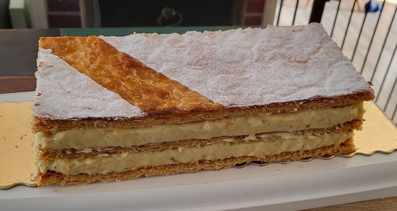 Millefeuille à la vanille