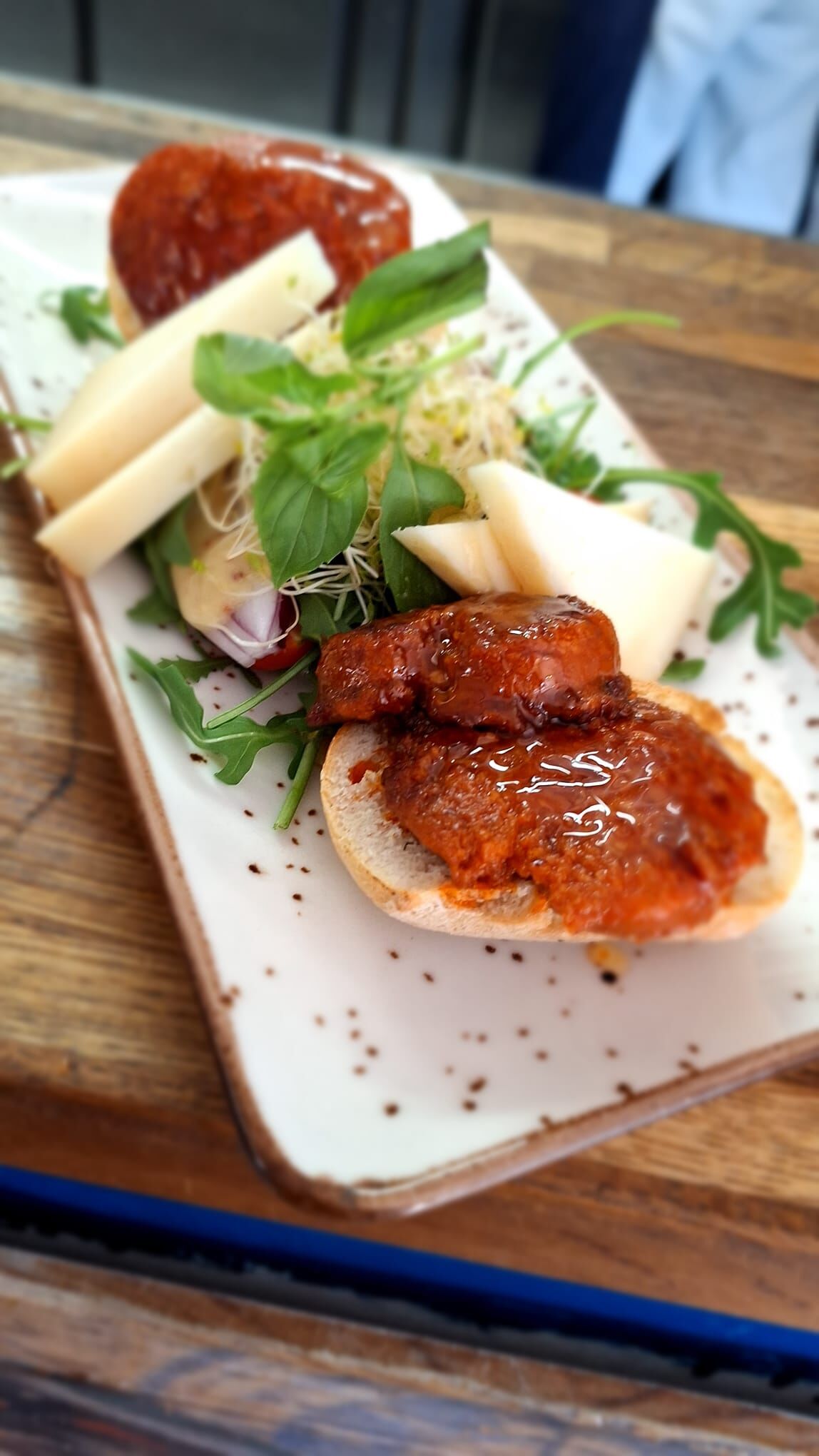 Sobrasada and Manchego toast 